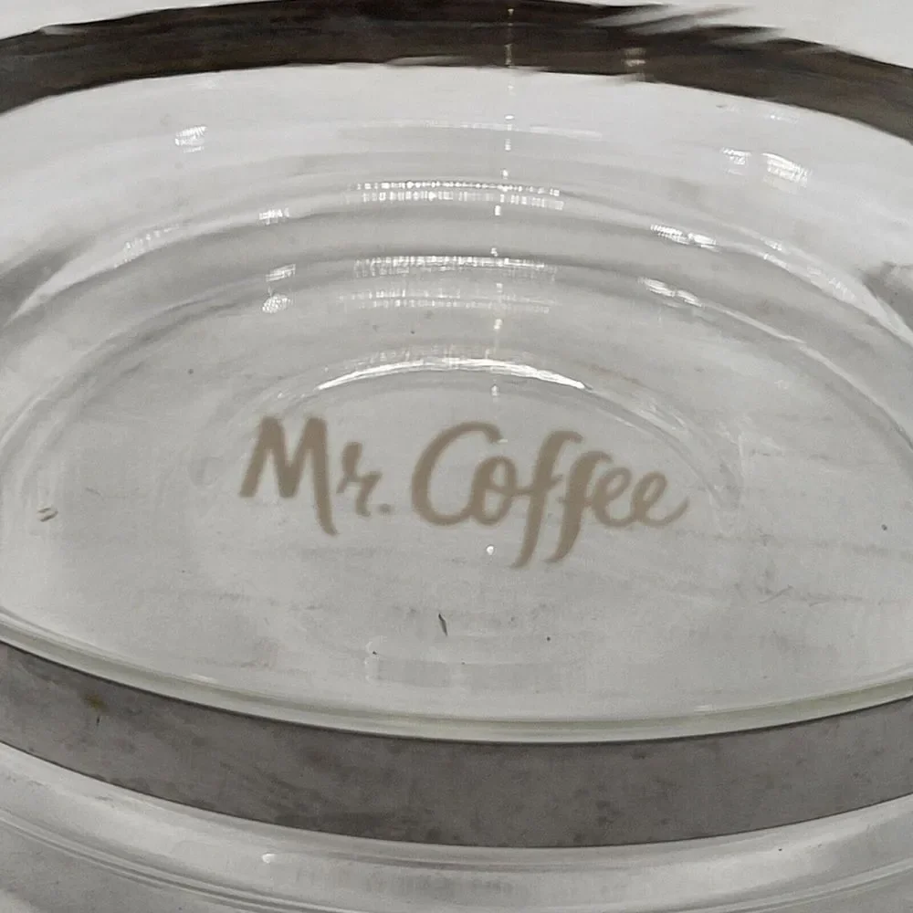 Mr. Coffee 12 Cup Replacement Coffee Pot Carafe Glass Black Top‎ & Water Filter